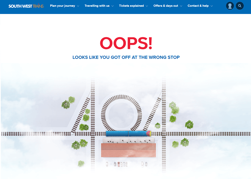 creative 404 pages